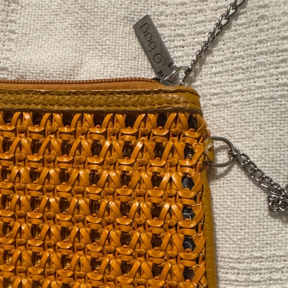 O Bag Handbags - O BAG Orange Woven Women's Bag